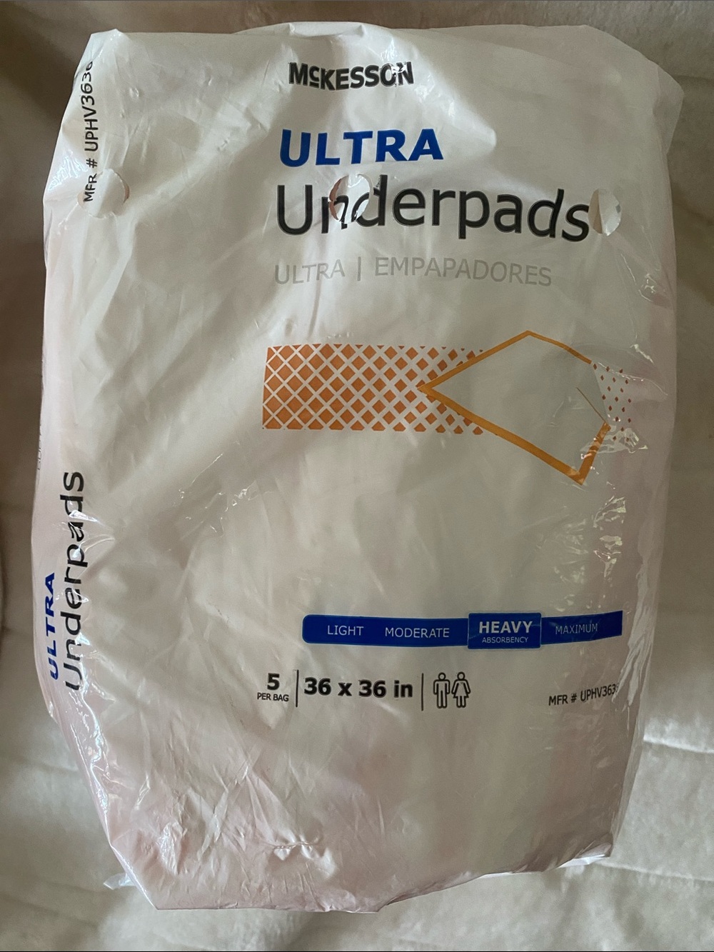Ultra Underpads - White Heavy Absorbency